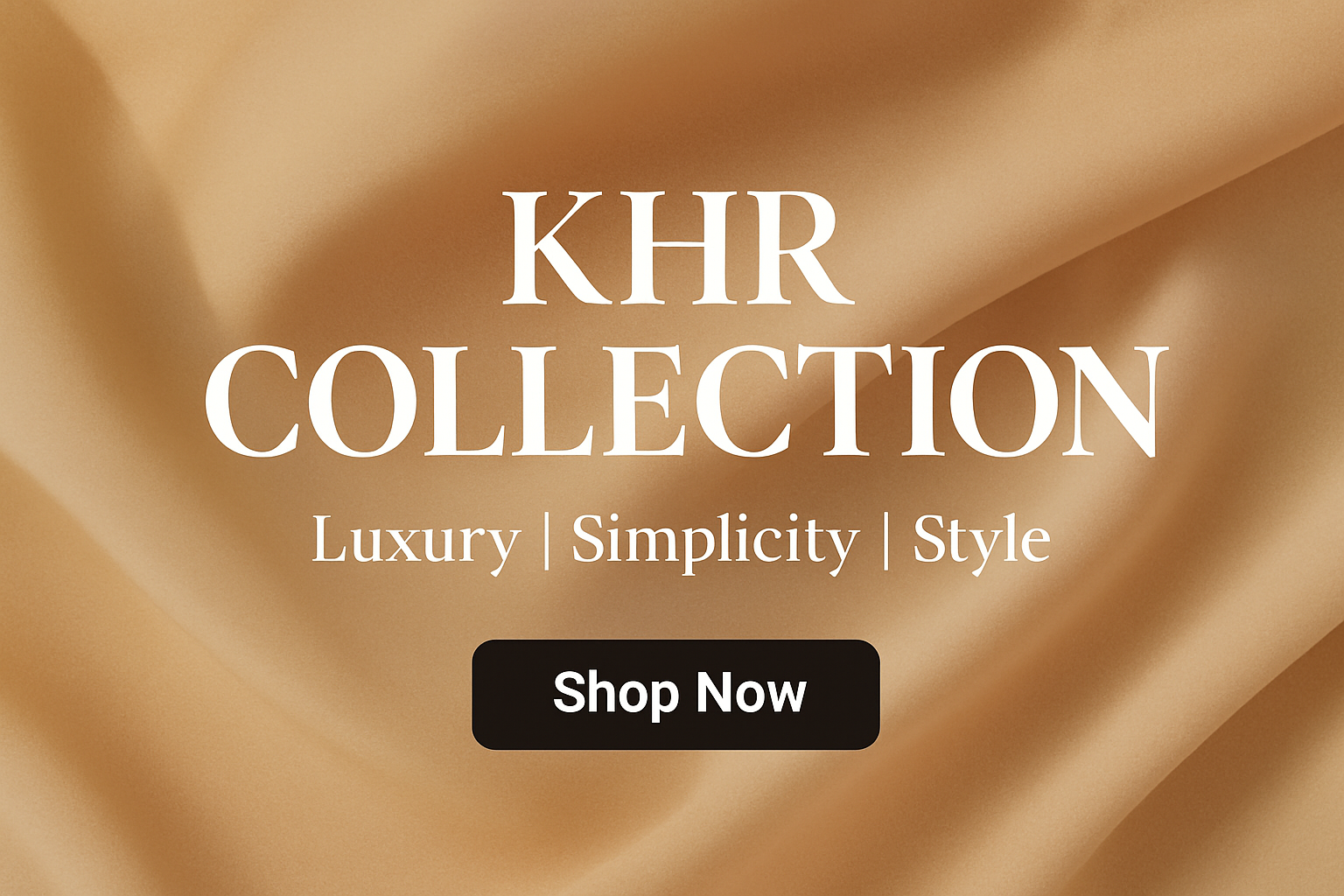 New KHR COLLECTION hero banner showcasing products